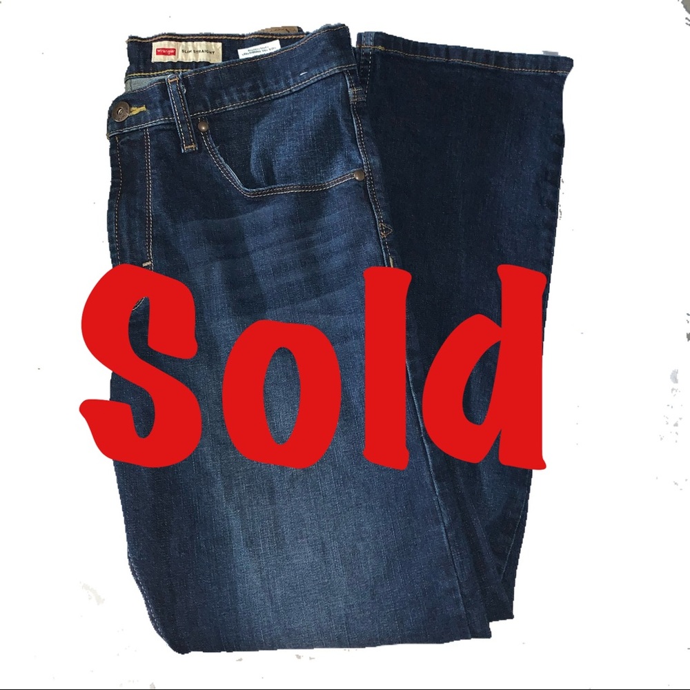 Men’s wrangler slim straight jean